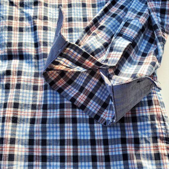 7 Diamonds XL Plaid Long Sleeve Button Down - Picture 3 of 6